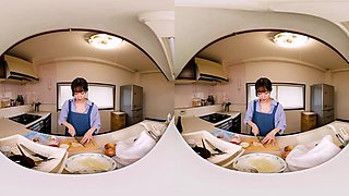 Mizuki Amane in With My Girlfriend in First Breakfast after Living Together - TOUCHMe