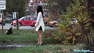 Public Agent Coco Kiss Fix My Car and Fuck My Pussy