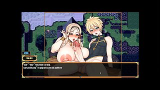 Tail of Desire Femboy Hentai Game Ep.5 Elf MILF Ejoy a Vigorous Big Cock Until Cum Get Out From Her Nose!