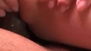 Teen Ruby sucks and fucks big black cock