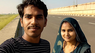 Indian Desi Village Beutiful Couple outdoor Injoy By Wife 2