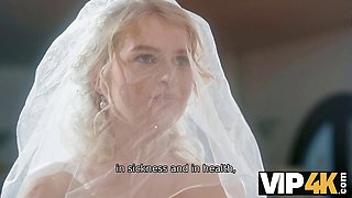 Kristy waterfall gets caught on camera getting naughty in public with her wedding dress on display