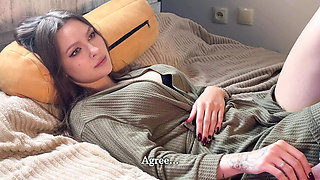 Hot Russian Wife Alexa Poshspicy Cheats & Squirts Hard - First Time Squirting Orgasm & Facial