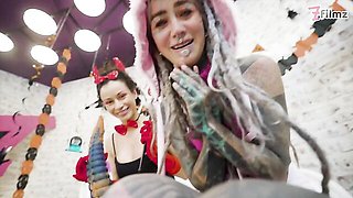 Passionate Anuskatzz and Morea's oral movie