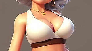 Topless Granny Animation