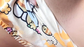 INDIAN GIRL TOUCHES HER PUSSY WITH STEPDAD