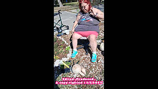 Nurse Vicki Is Sweating in the Garden