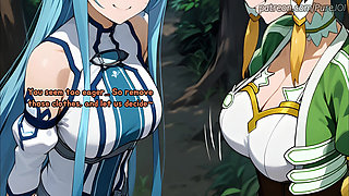 Fuck Suguha and Asuna from SAO in different worlds (Sex JOI)