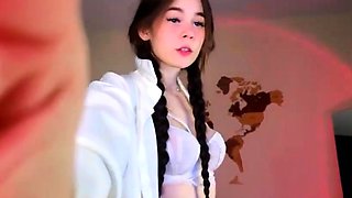 Teen Girl Solo Masturbation and Striptease 27