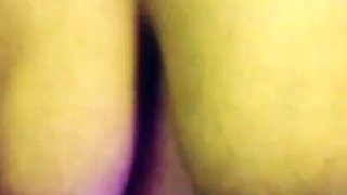 Fucking Ass in Doggy with Creme Boobs Massage.