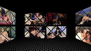 Interracial Swingers Party - Solo Gangbang