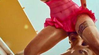 Tight Pussy Judy Gets Dildo’d by Panam’s Mouth as She Rides a Hard Thicc Dildo