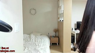 Lovely Korean with big boobs masturbates: Big Tits, Teen  Amateur Porn