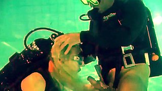 German MILF enjoys wet and wild underwater sex session