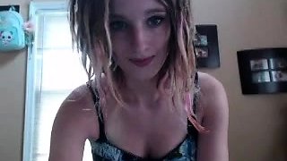 Blonde emo amateur solo masturbation