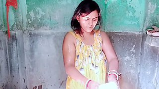 Stepmom, aunty, and bhabhi exploring their desires together