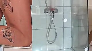 Horny Housewife Completely Fucked in the Bathroom