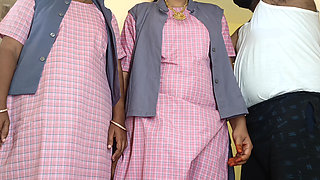 College Sisters Threesome Fucking