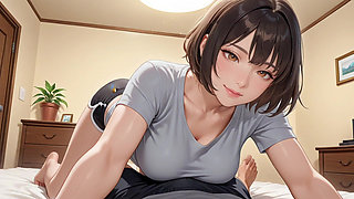 Step Sister Step Brother Alone in Home Have Morning Fun.