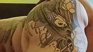 Lucky Gurl Inkdup - Sexy Big Booty Tatted PAWG Gets Pounded