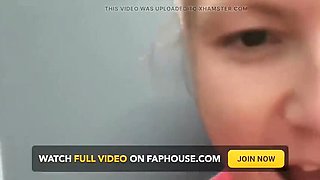 Gina Gerson Gives Blowjob in Toilet - Amateur Teen Sex HD