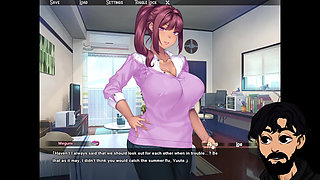 Novela visual Okusama wa Moto Yariman Anna accepts that she is desperate for more than just companionship. part 4