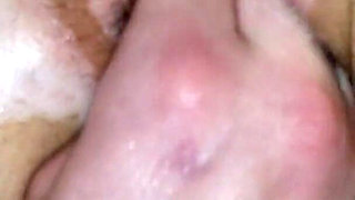 Hairy American Housewife Fisted on Real Home Video