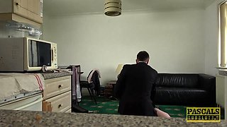 Pascalssubsluts - uk teenager Madison Rose ball-gagged and screwed