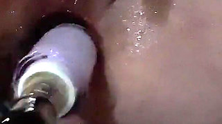 Asshole Fucked by Sex Machine