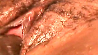 Hot big ass ebony fucked and milked from BBC