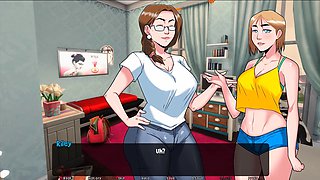 Visual novel adventure with Misskitty2k in a dawn scene filled with steamy action
