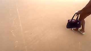 Homies go to the naked beach to give it to the super-fucking-hot fellows.