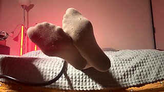Sniffing My Socks My Slave