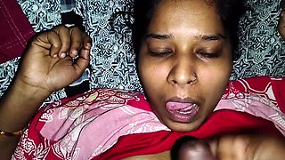 Desi Bhabhi Morning Blowjob - Big Natural Tits & Happy Ending Homemade