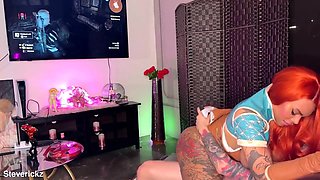 Gaming Turns To Reality - Babe with HUGE Tits Gets Pussy Pounded by my Big Cock - Halle Hayes, Steve Rickz - Halle hayes