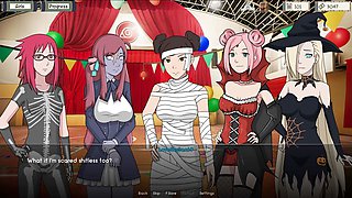 Sakura from Naruto in an animated hentai adventure