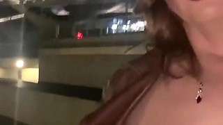 Showing My Boobs on the Street