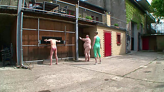 Blonde Girl Does Hardcore BDSM and Slave in a Clinic