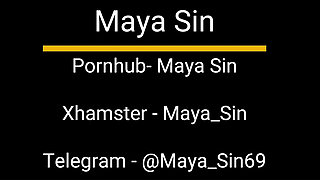Super Hot NRI Bhabhi Stepdaughter Caught!!! - Offers Her Desi Holes To Keep It Secret - Full Video With Load Moans  - Maya Sin