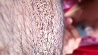 Indian Babi Takes Out Her Husband's Milk in Her Mouth