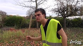 Horny milf Sophie takes her employee s cock in her ass: Big Tits, Blowjob  Anal Porn