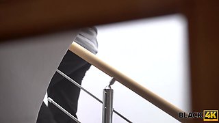 BLACK4K. Muscled black man with huge male pole can make...
