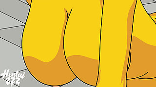Cartoon Porn Marge and Moe Fucking Anal Creampie