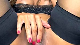 Webcam tanned well-groomed milf masturbates her fleshy pussy: Big Tits, Cumshot  Solo Porn