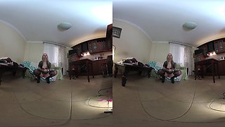 Luisa Naked Striptease - Cute Teen Amateur Blonde In A Schoolgirl Costume