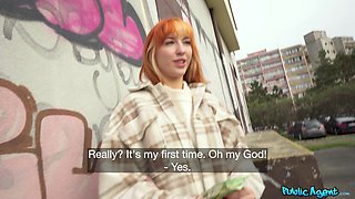 Redhead Russian babe POV video