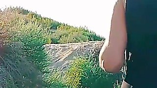 No Panties on Street