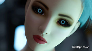 Nexus-3 Kryon Backdoor. Best sex with female android in sci-fi corridor