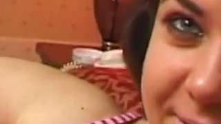 Light-eyed and Fresh-pussy, She Enjoys Herself at the Casting