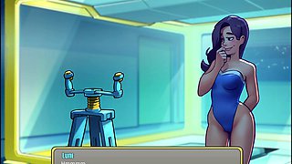 Let's Play - Space Rescue: Code Pink, Test Holo-pictures of Lune